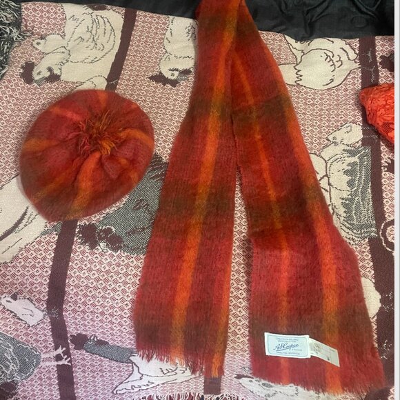 A. S. Cooper & Sons Accessories - Vibrant Multicolor Women's Scarf and Beret Set